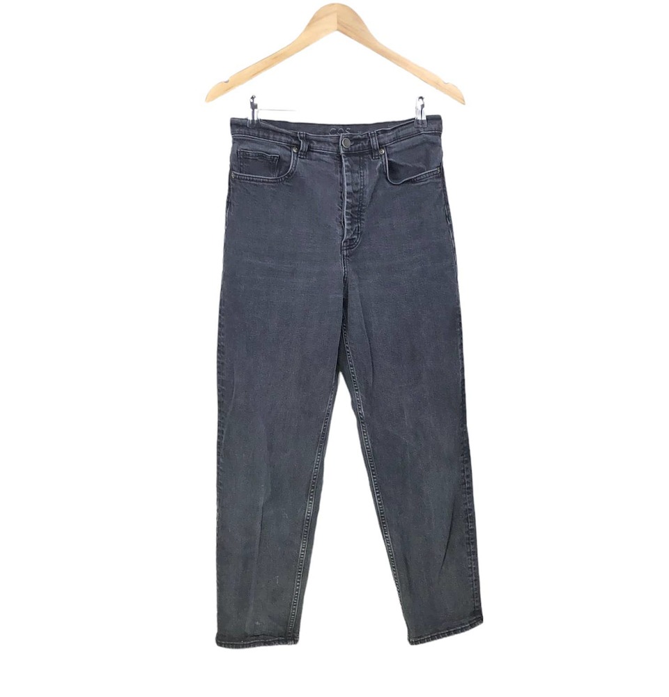 High-Rise Women's Jeans in Charcoal Gray